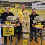 Auf der Suche nach Nachwuchs- und Arbeitskräften unterstützten uns mit viel Fach- und Praxiswissen Ronny, Christian und Franz