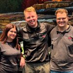 Stefanie, Kim und Mathias