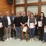 Die geehrten Jubilarinnen und Jubilare, die im Rahmen der Jahresabschlussfeier in Riedlingen geehrt wurden